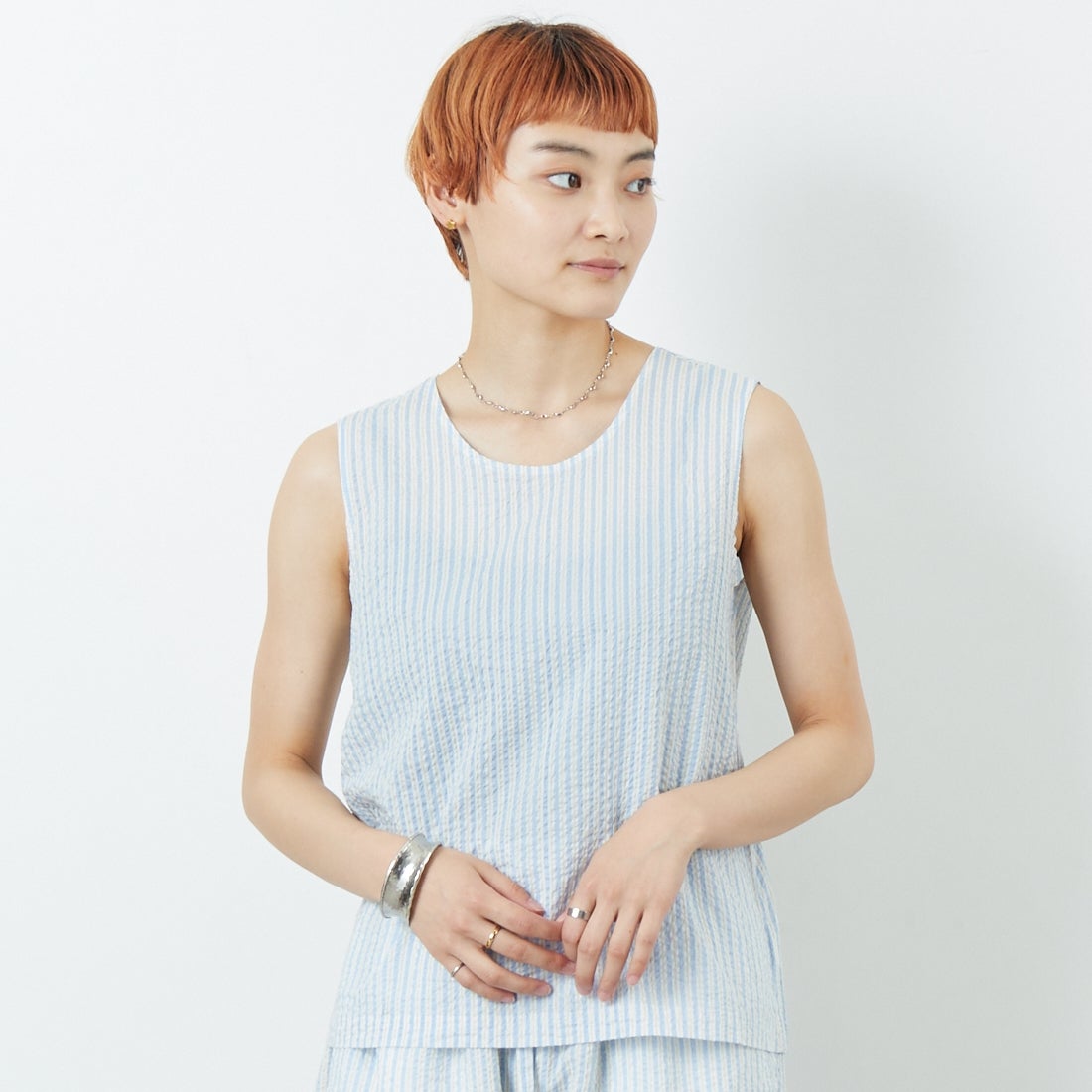 BLUE&&モデル身長：160cm 着用サイズ：F&&