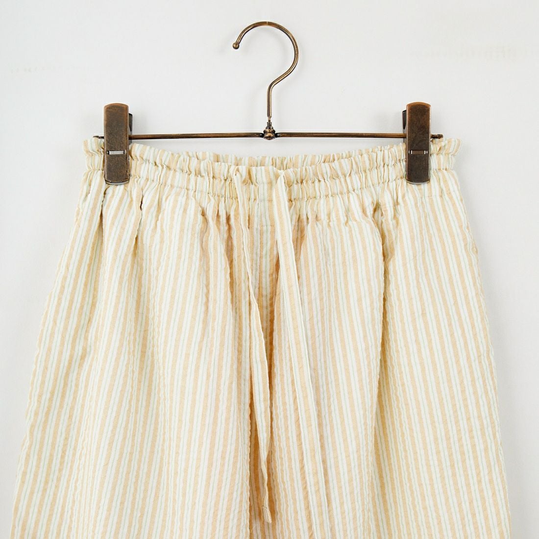 MEYAME [メヤメ] ライトコットン ストライプパンツ [MEY-2106] YELLOW