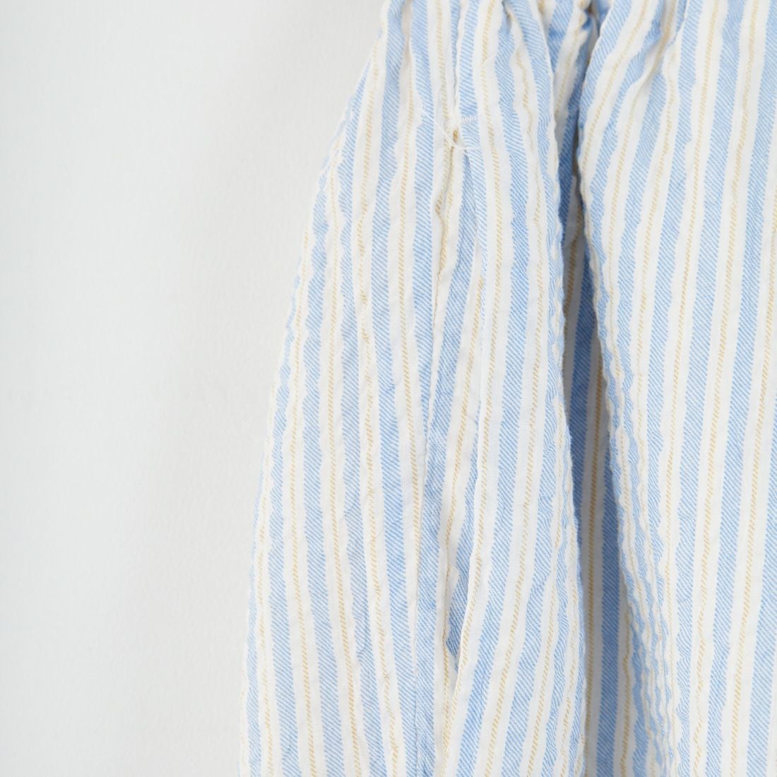 MEYAME [メヤメ] ライトコットン ストライプパンツ [MEY-2106] BLUE
