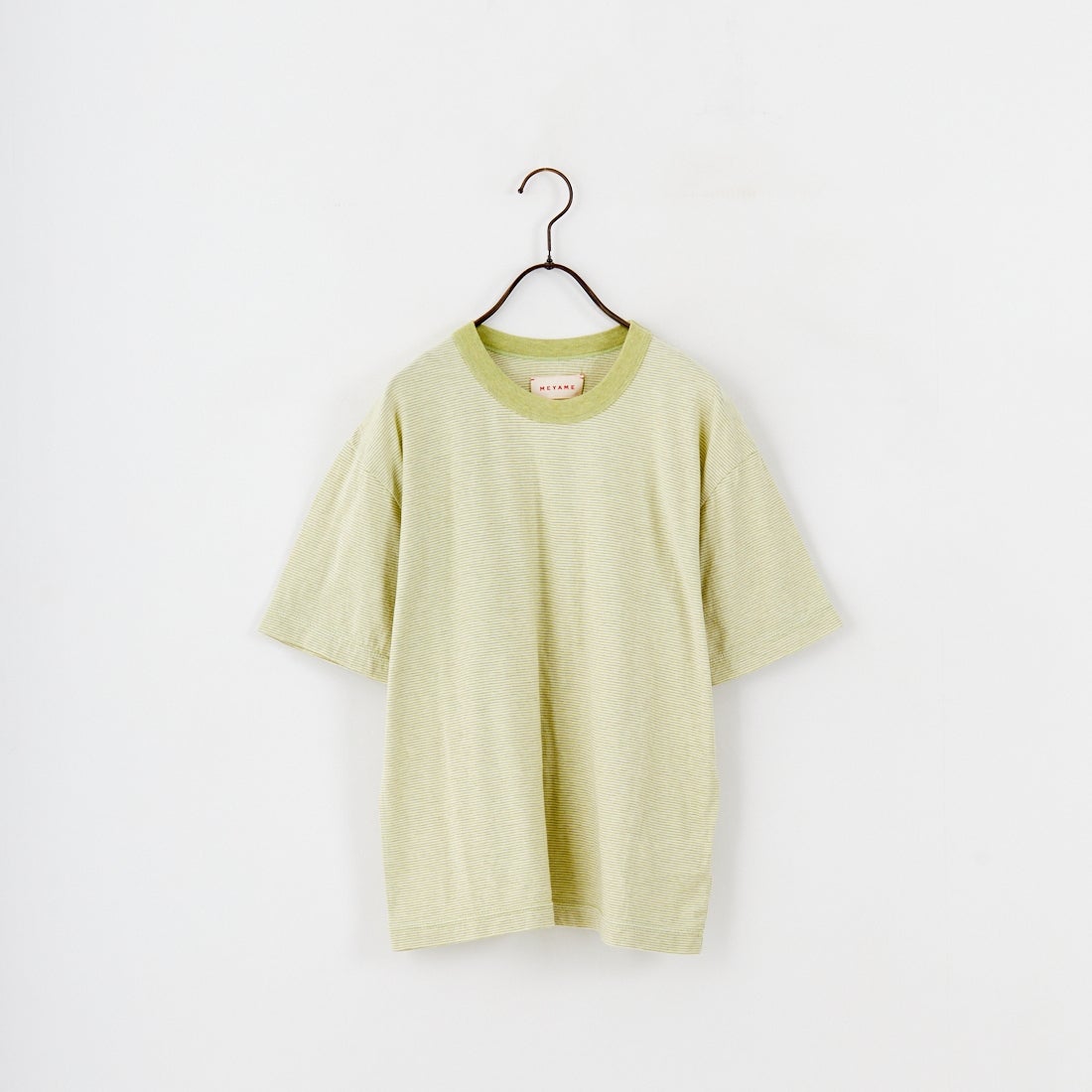 MEYAME [メヤメ] オーガニックコットンボーダーTシャツ [MEY-2123] GREEN
