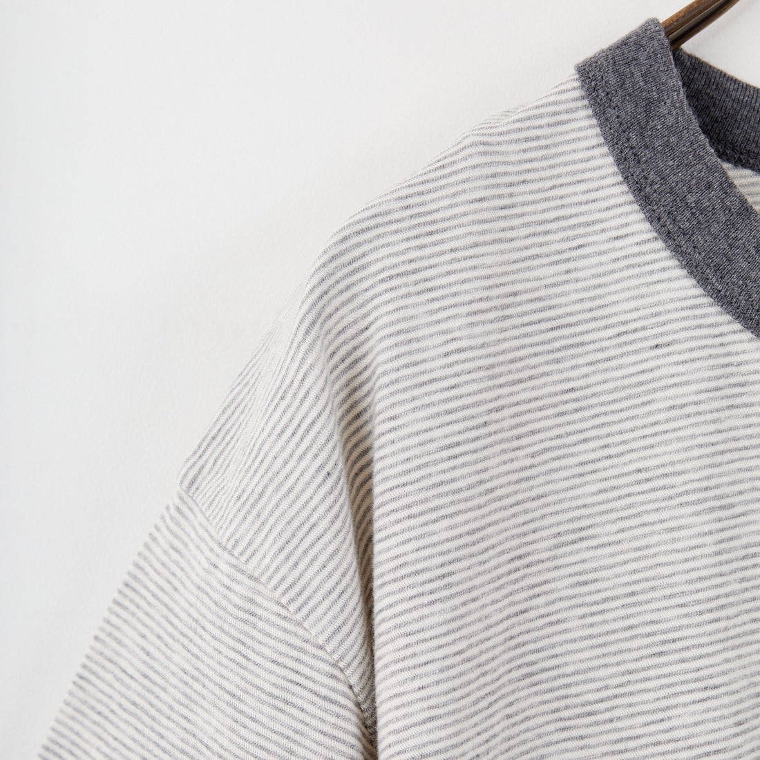 MEYAME [メヤメ] オーガニックコットンボーダーTシャツ [MEY-2123] GREY