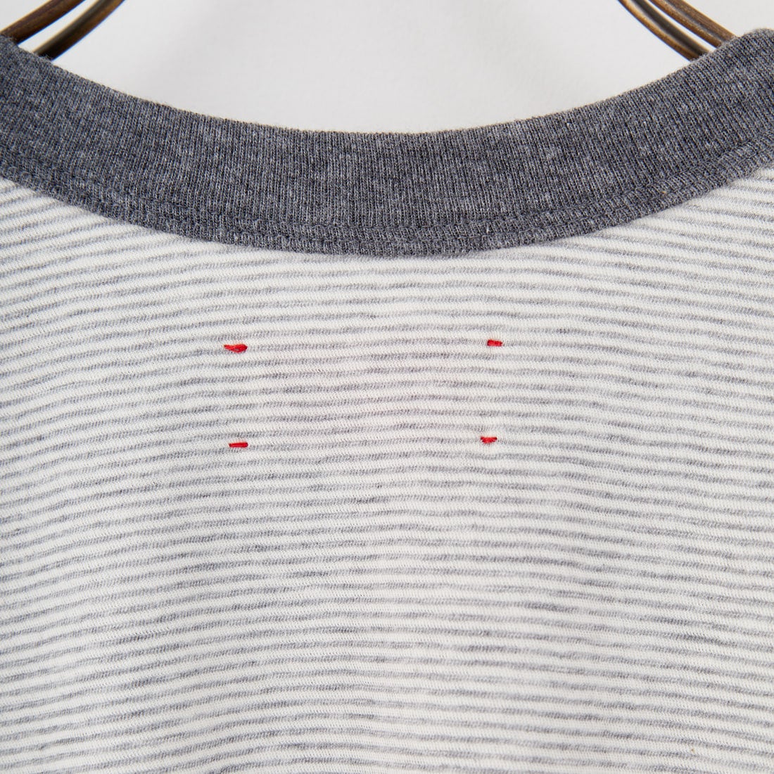 MEYAME [メヤメ] オーガニックコットンボーダーTシャツ [MEY-2123] GREY