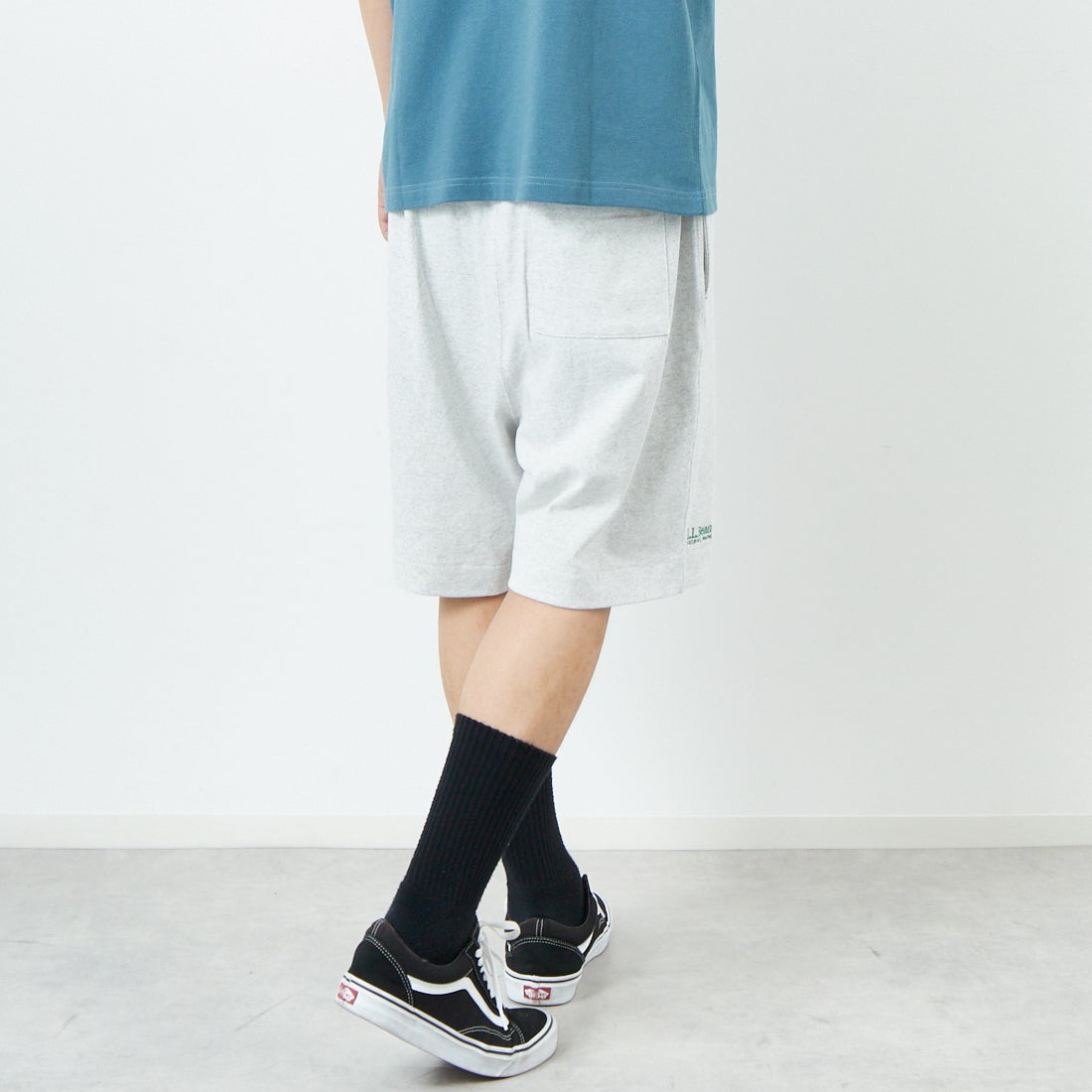 L.L.BEAN [エルエルビーン] ユニオンショーツ [5475-1049] 19 BIRCH &&モデル身長：179cm 着用サイズ：L&&