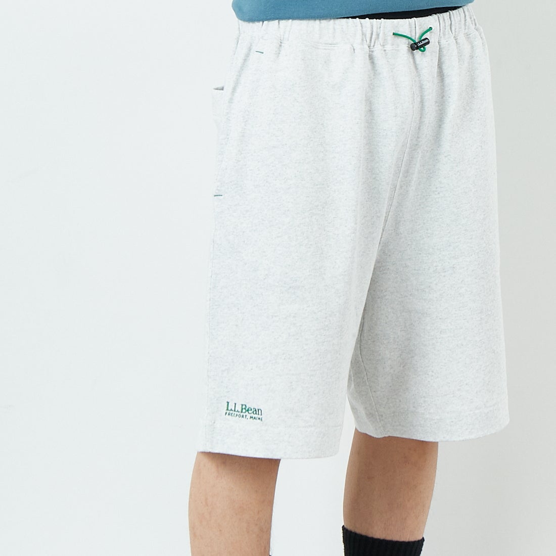 L.L.BEAN [エルエルビーン] ユニオンショーツ [5475-1049] 19 BIRCH &&モデル身長：179cm 着用サイズ：L&&