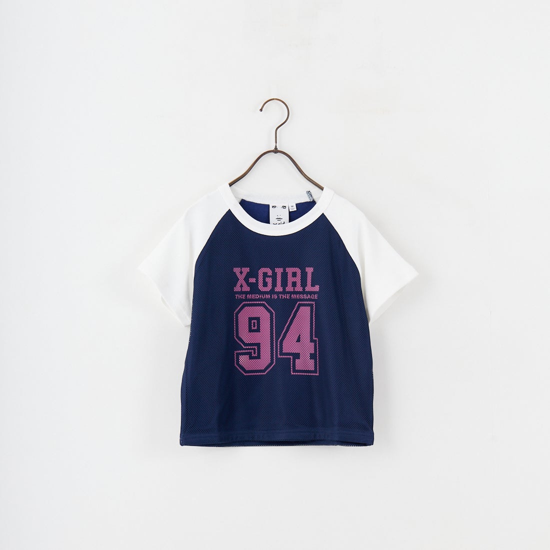 X-girl [エックスガール] ナンバリング ラグランベイビーTシャツ