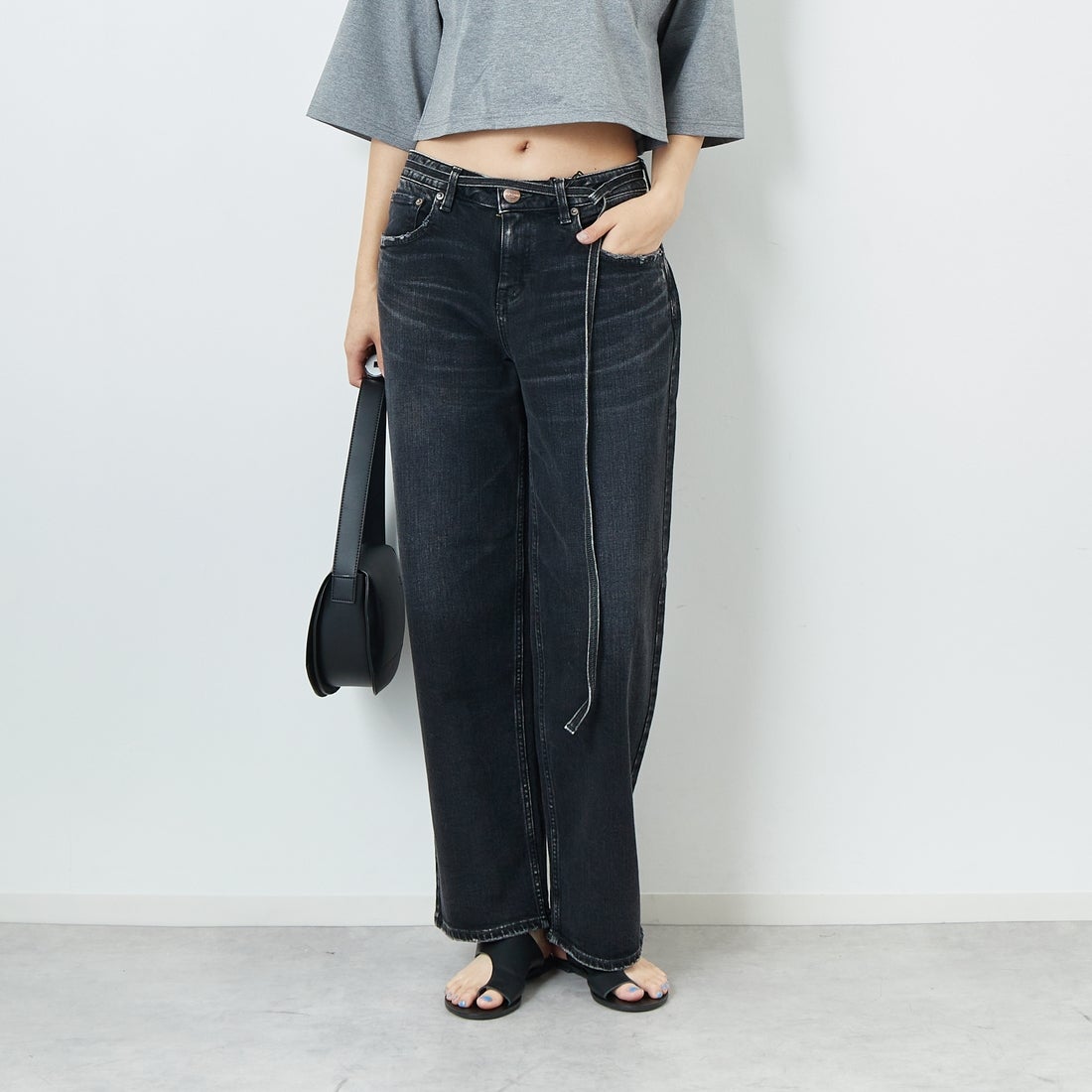 S-BK USED&&モデル身長：167cm 着用サイズ：24&&