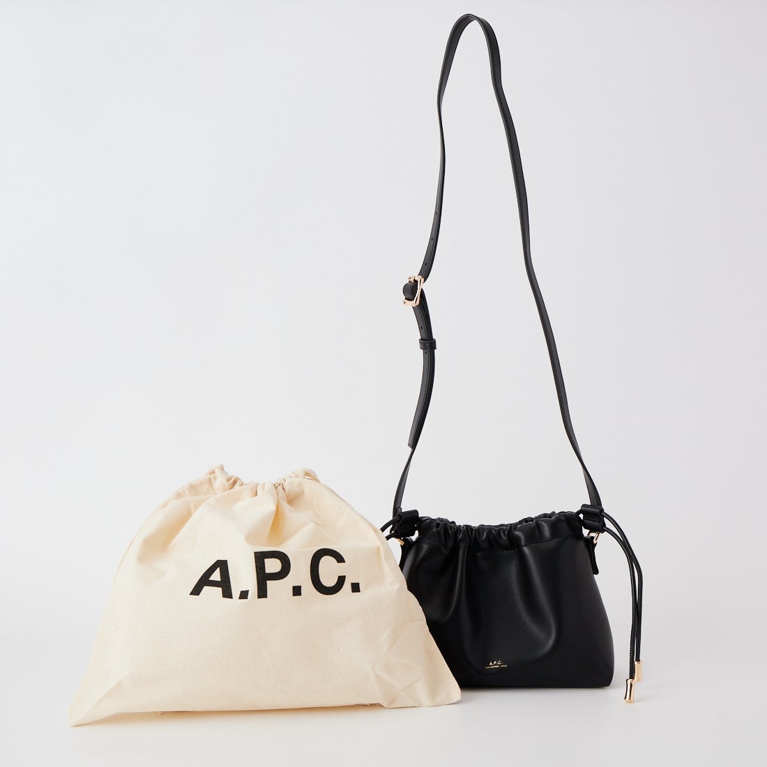 A.P.C. [アー・ペー・セー] SAC NINON MINI ショルダーバッグ [SAC-NINON-MINI-MATIE] 99 NOIR