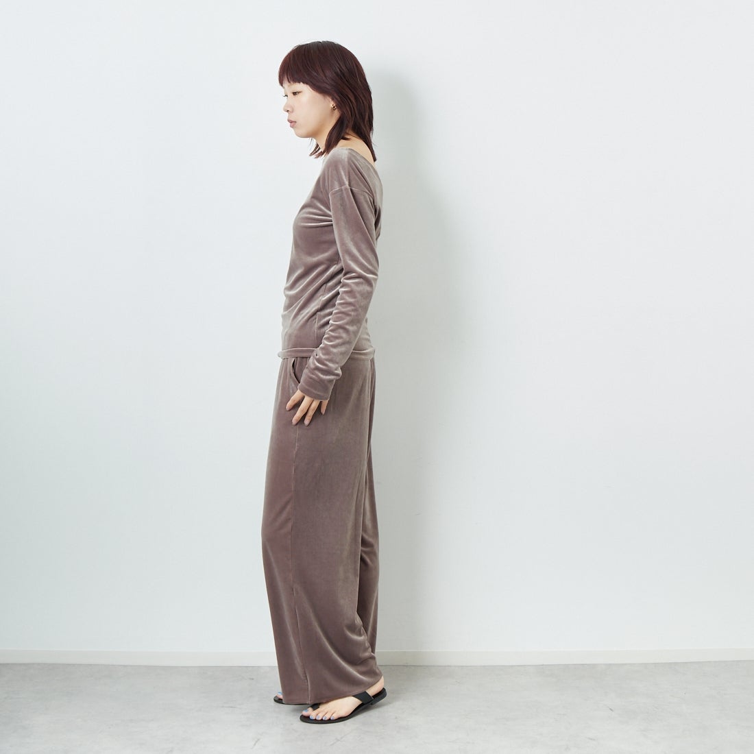 GREYCHORD [グレーコード] PETRA ロングスリーブカットソー [VAGC02606] STE &&モデル身長：167cm 着用サイズ：1&&