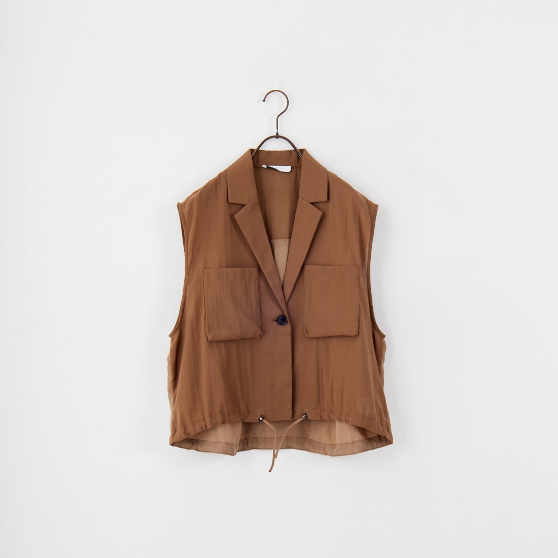 CHIGNON [シニヨン] ワークテーラードジレ [4853-347MK] BROWN