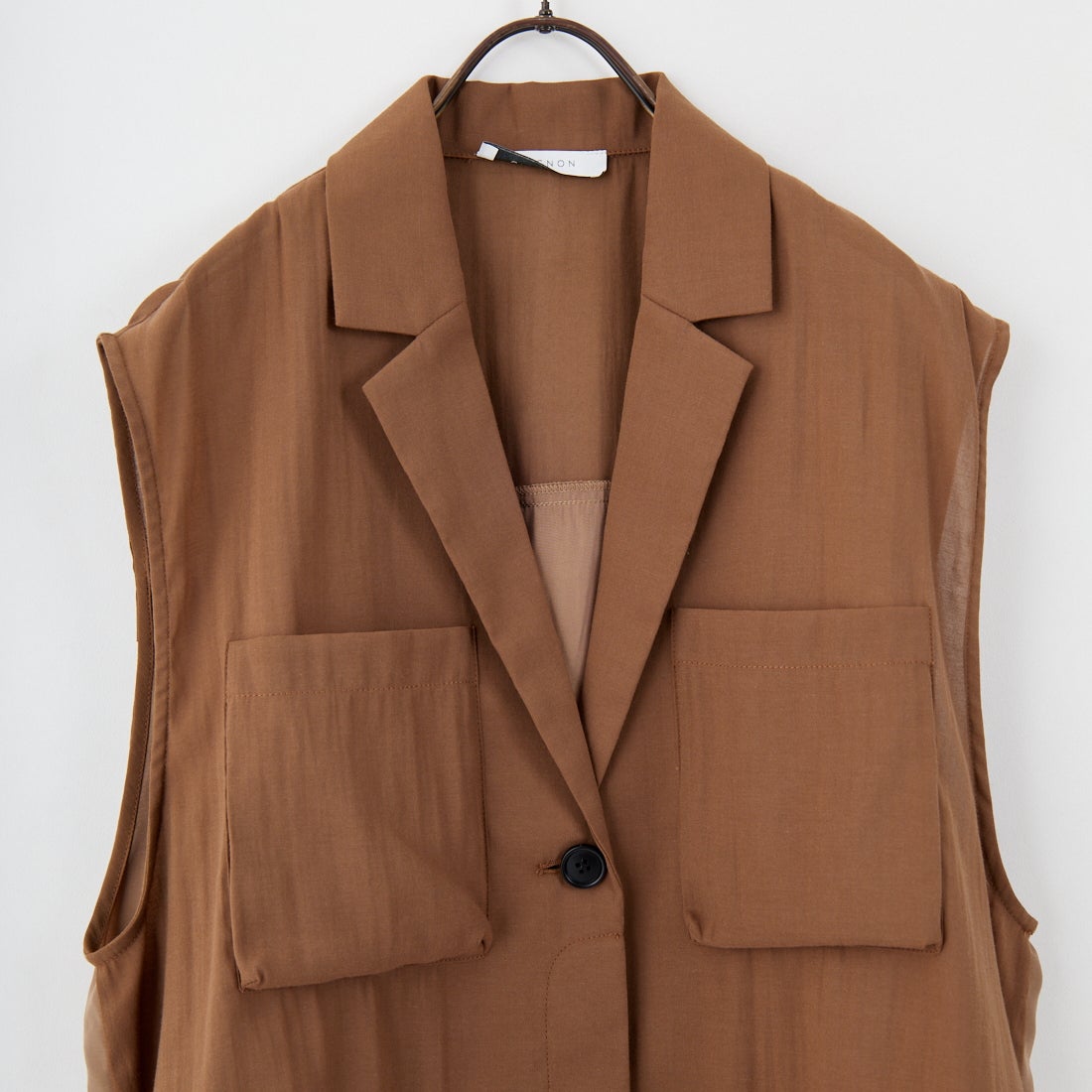CHIGNON [シニヨン] ワークテーラードジレ [4853-347MK] BROWN