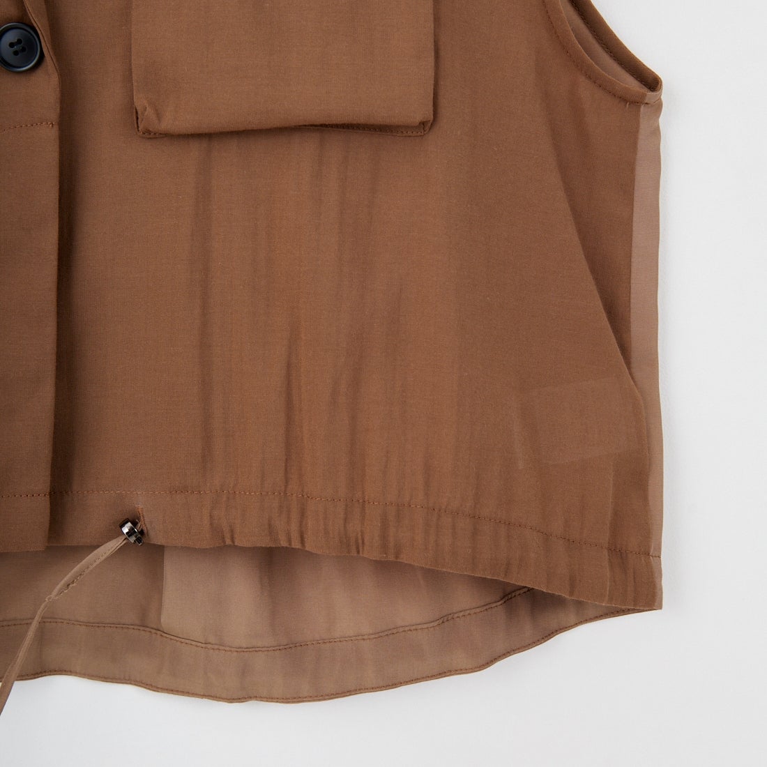 CHIGNON [シニヨン] ワークテーラードジレ [4853-347MK] BROWN