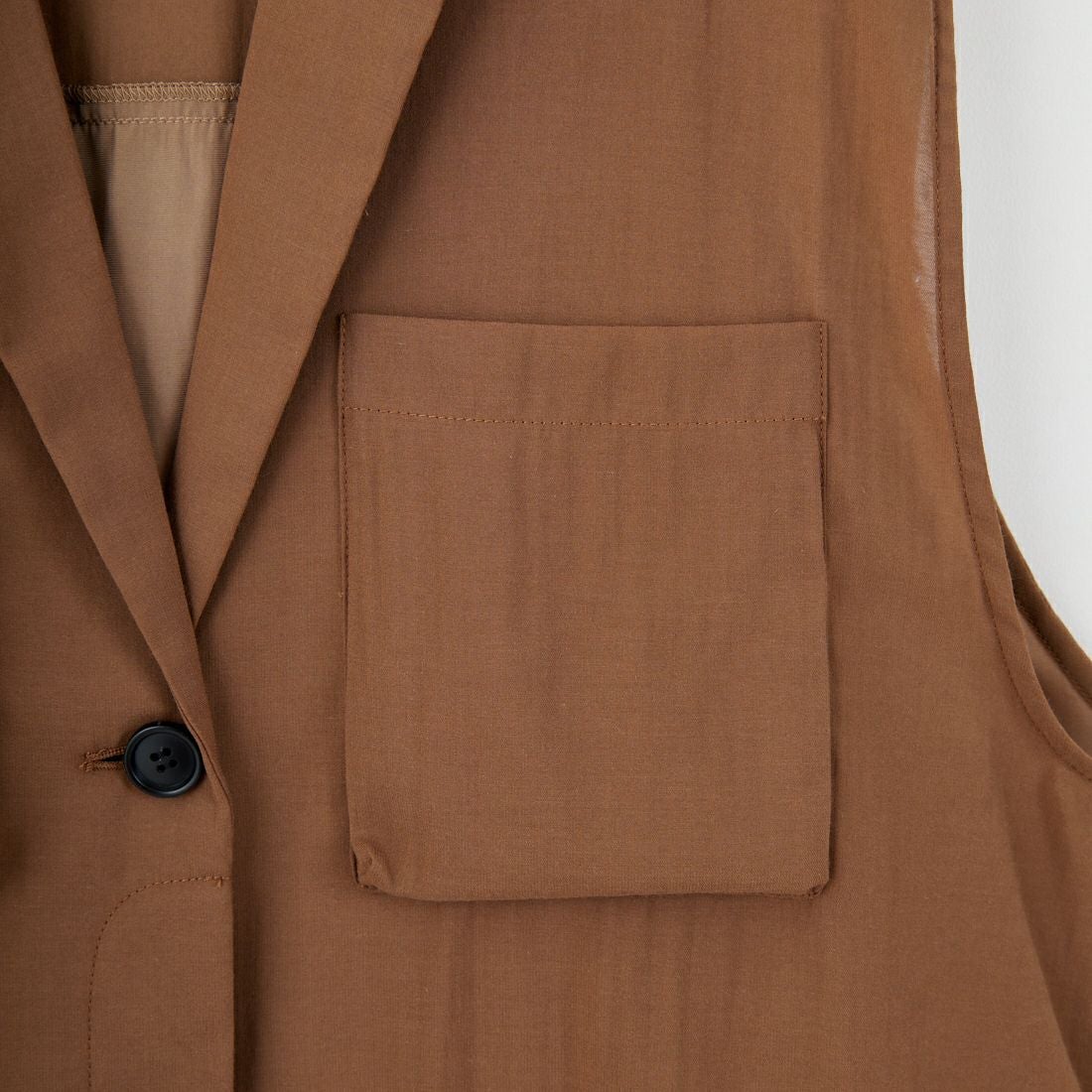 CHIGNON [シニヨン] ワークテーラードジレ [4853-347MK] BROWN