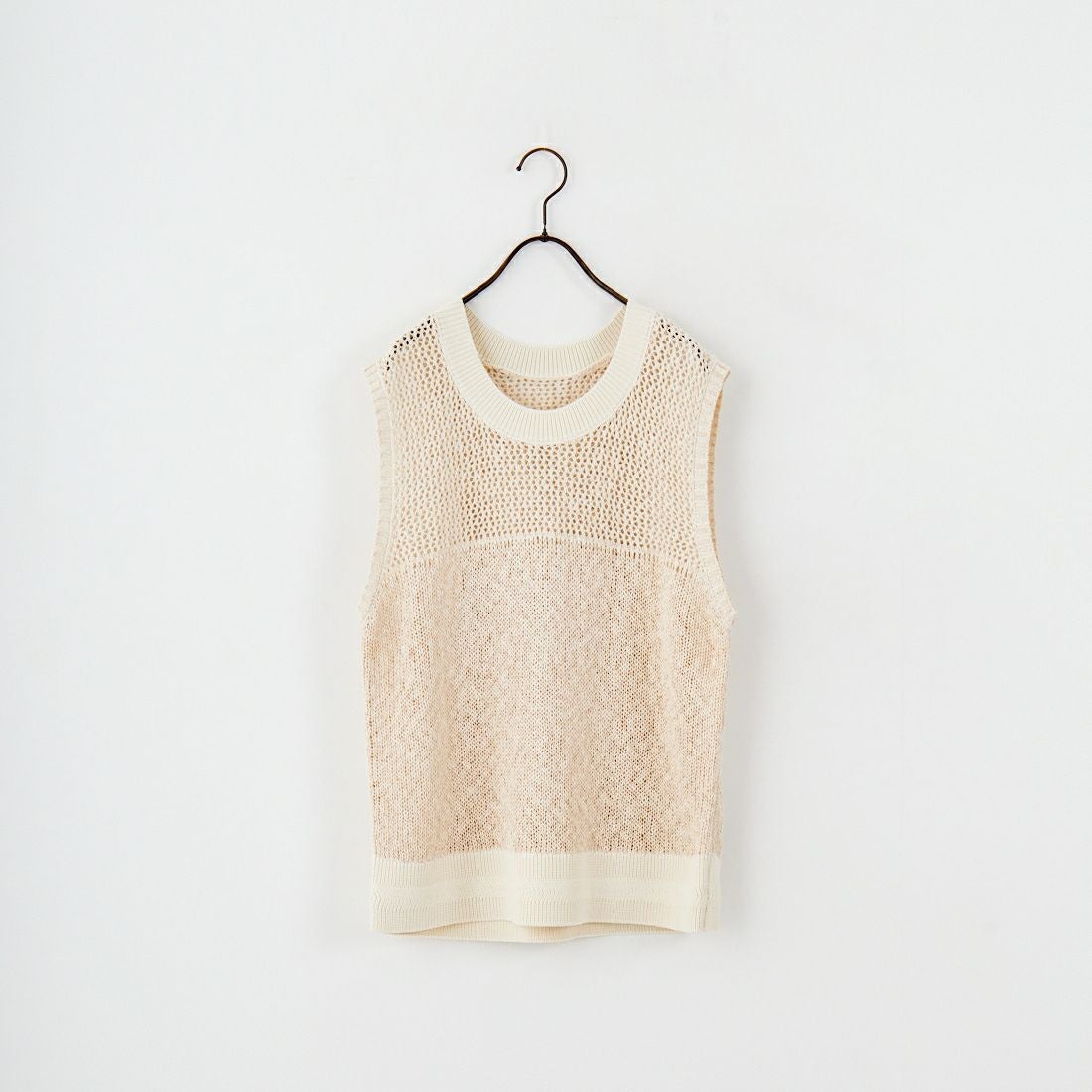 CHIGNON [シニヨン] コードミックスニットベスト [9853-389JR] IVORY