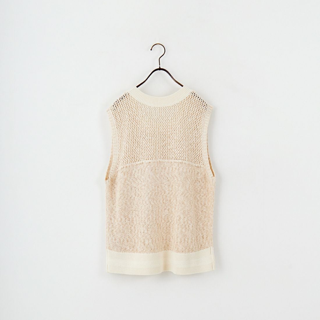 CHIGNON [シニヨン] コードミックスニットベスト [9853-389JR] IVORY