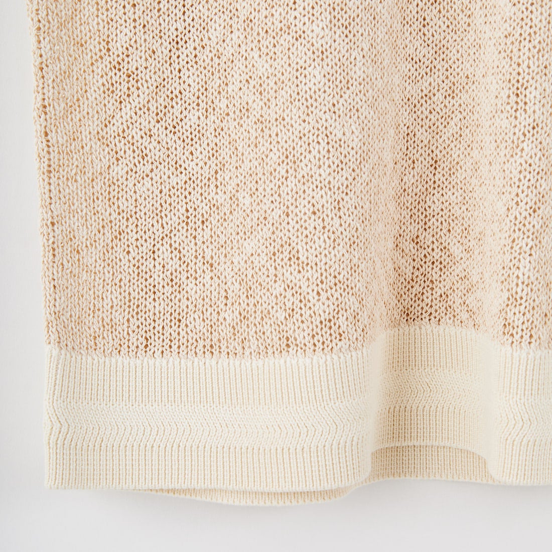 CHIGNON [シニヨン] コードミックスニットベスト [9853-389JR] IVORY