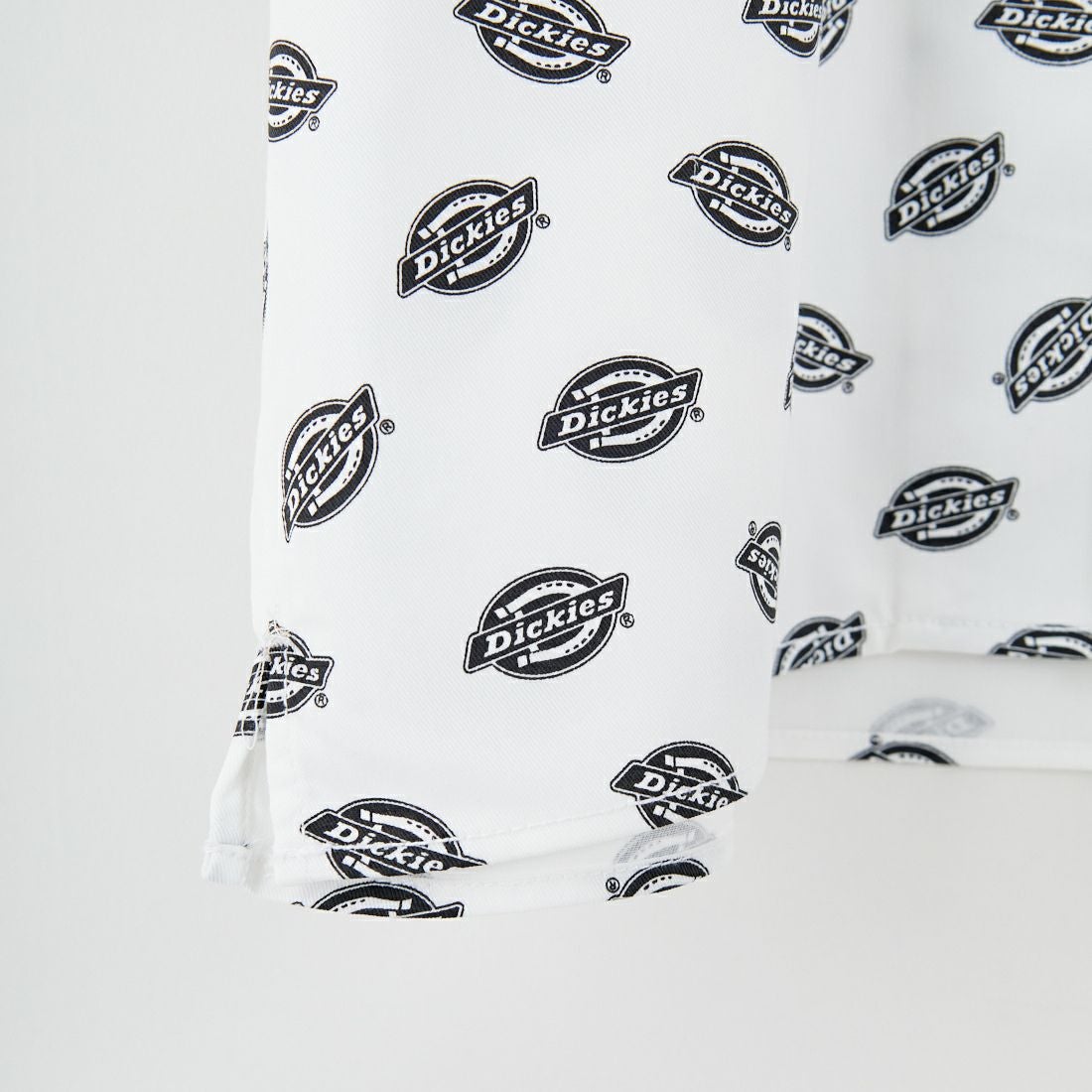 Dickies [ディッキーズ] Extended By GORO NAKATSUGAWA (MIN-NANO) 総柄ロゴオープンカラーシャツ [81184400] 80 ﾌﾞﾗｯｸ