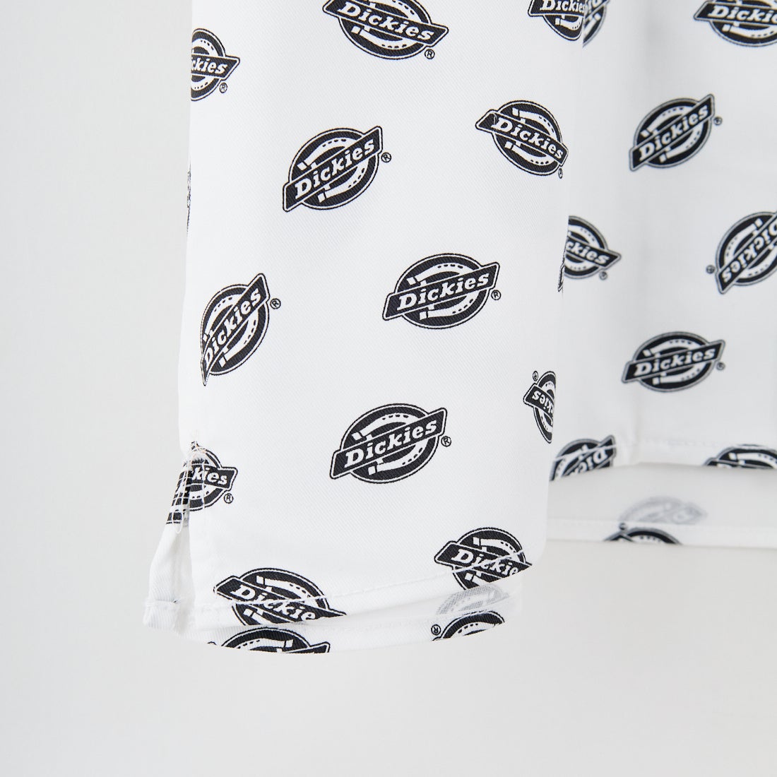 Dickies [ディッキーズ] Extended By GORO NAKATSUGAWA (MIN-NANO) 総柄ロゴオープンカラーシャツ [81184400] 80 ﾌﾞﾗｯｸ