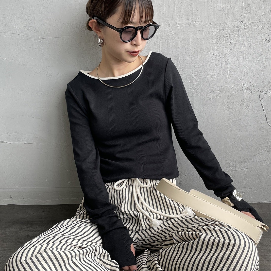 TODAYFUL [トゥデイフル] ハイゲージレイヤードロングTシャツ