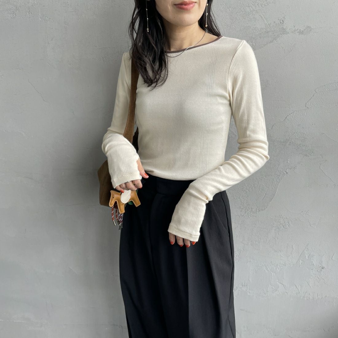 IVORY&&モデル身長：160cm 着用サイズ：F&&