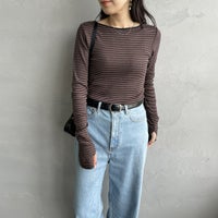 BROWN&&モデル身長：160cm 着用サイズ：F&&