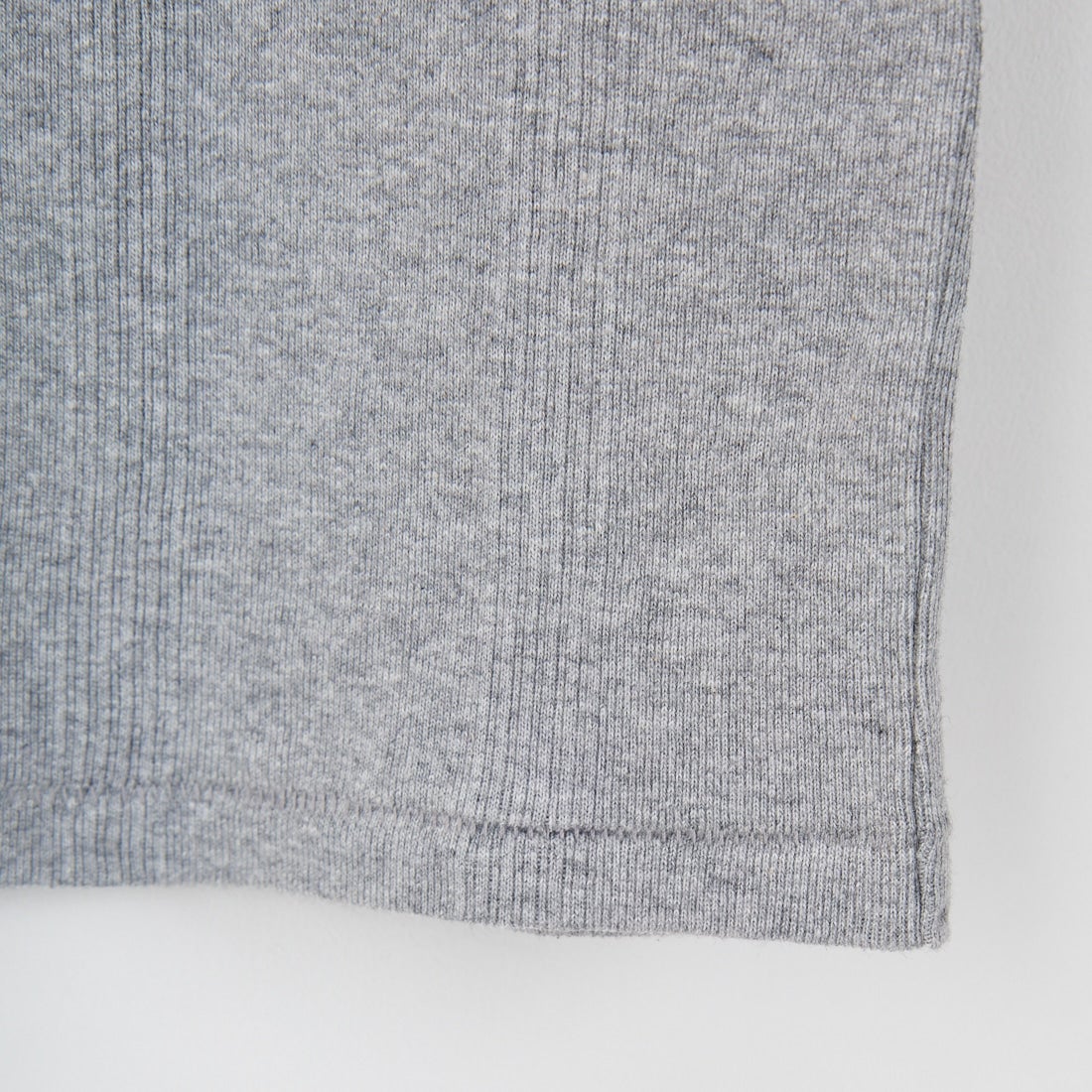 Robert P.Miller [ロバートピーミラー] 別注 配色パネルリブ ボートネックTシャツ [RM254-2041IN-JF] M.GRAY