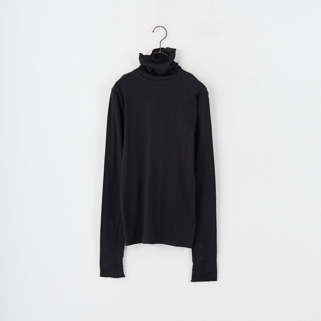 Robert P.Miller [ロバートピーミラー] 別注 パネルリブ シアータートルTシャツ [RM254-2116IN-JF] BLACK