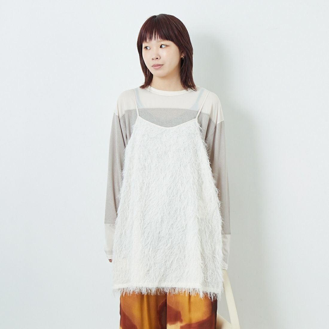 IVORY&&モデル身長：167cm 着用サイズ：F&&