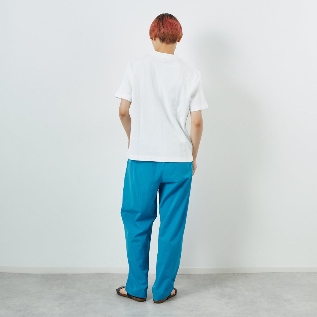 L.L.BEAN [エルエルビーン] ユニオン ショートスリーブTシャツ [5275-0138] 09 WHITE &&モデル身長：160cm 着用サイズ：M&&