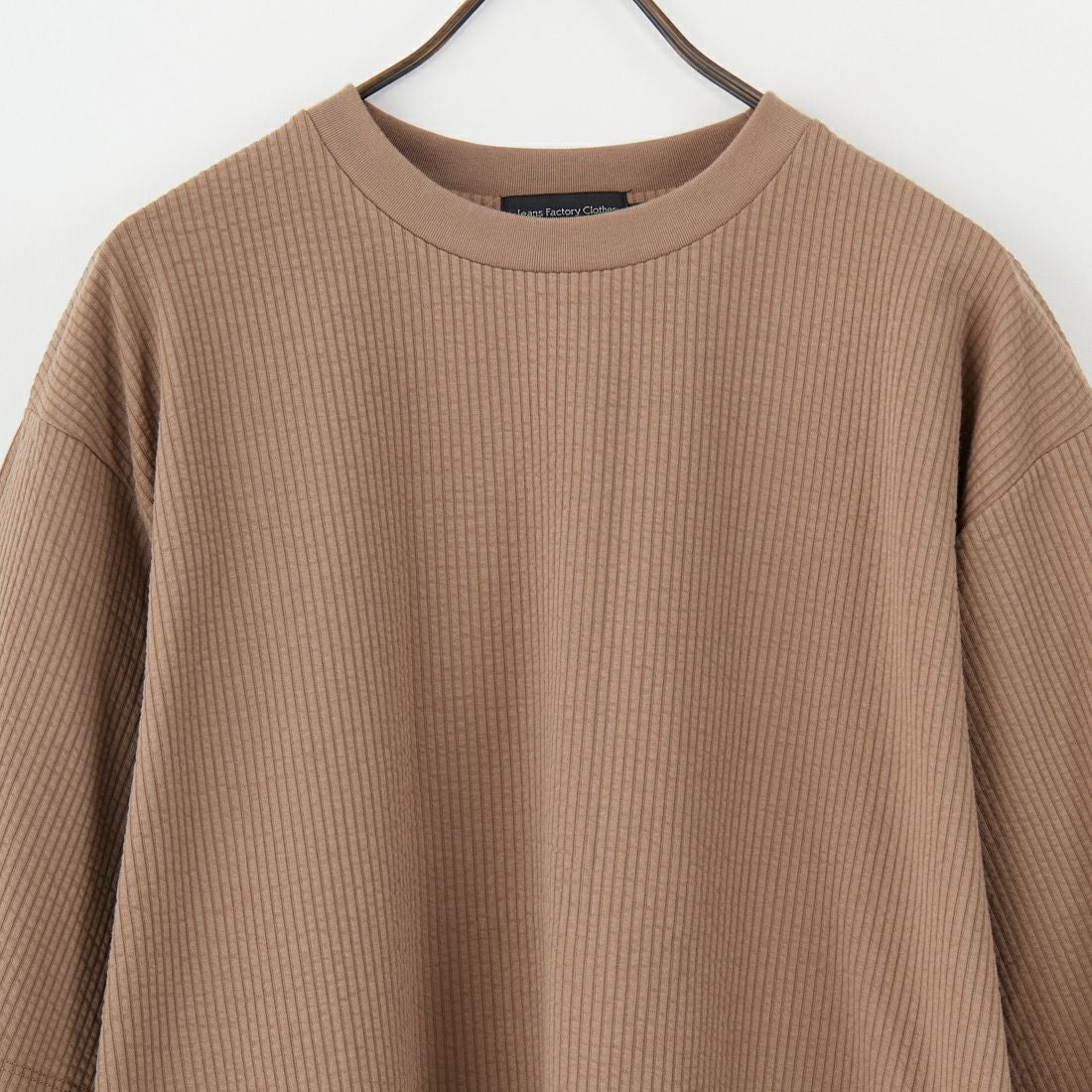 Jeans Factory Clothes [ジーンズファクトリークローズ] カットサッカータッククルーネックTシャツ [AK251923] MOCA