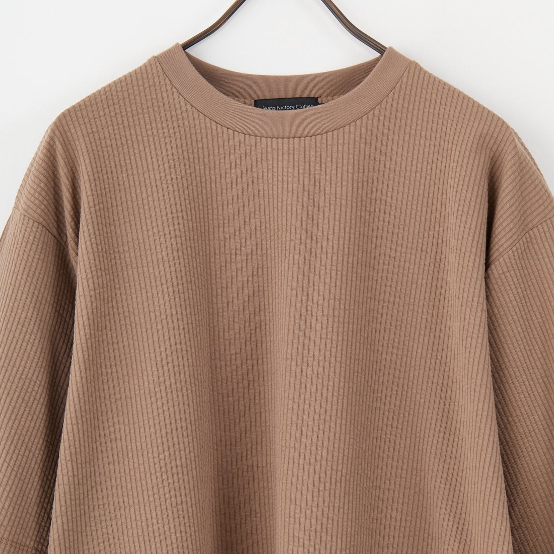 Jeans Factory Clothes [ジーンズファクトリークローズ] カットサッカータッククルーネックTシャツ [AK251923] MOCA