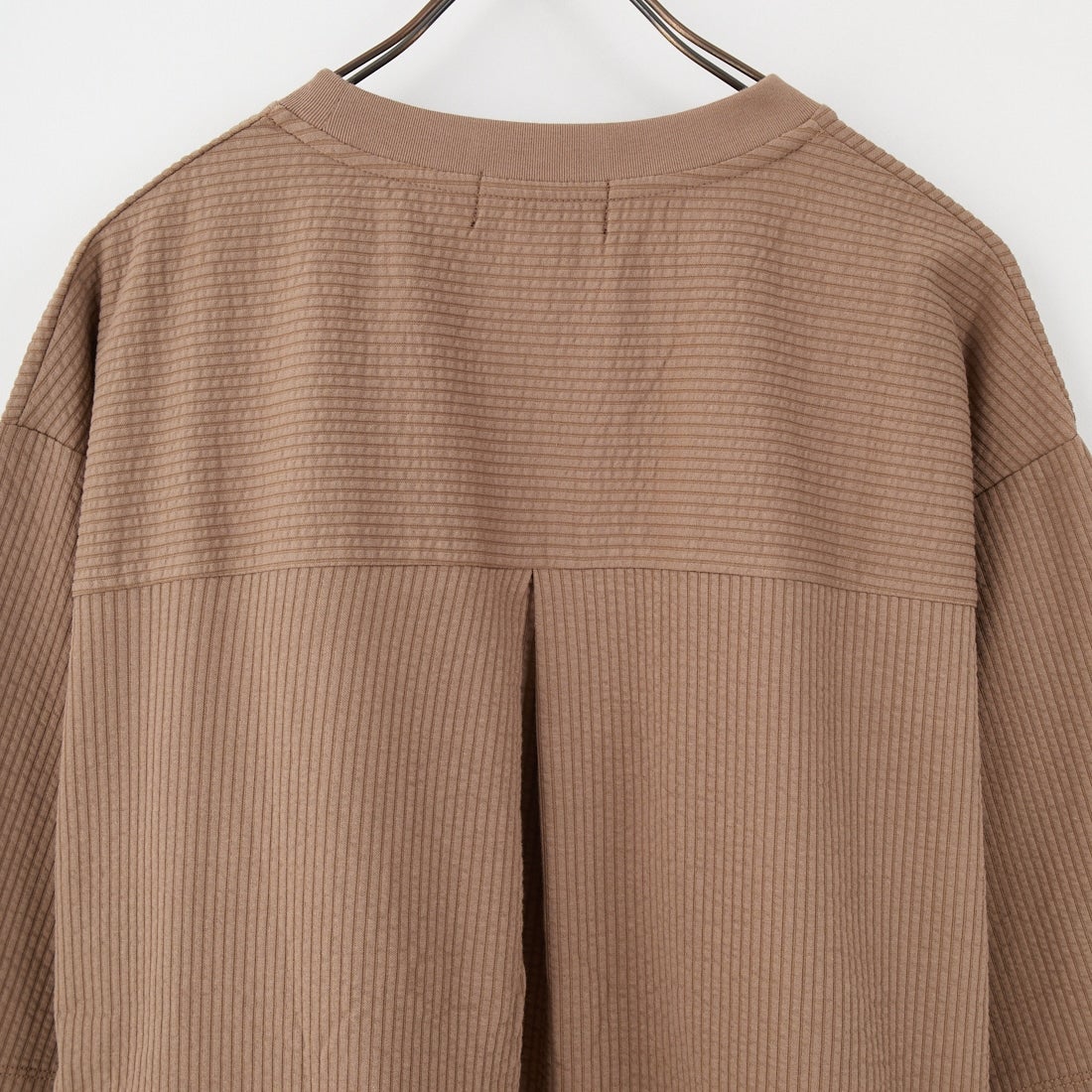 Jeans Factory Clothes [ジーンズファクトリークローズ] カットサッカータッククルーネックTシャツ [AK251923] MOCA