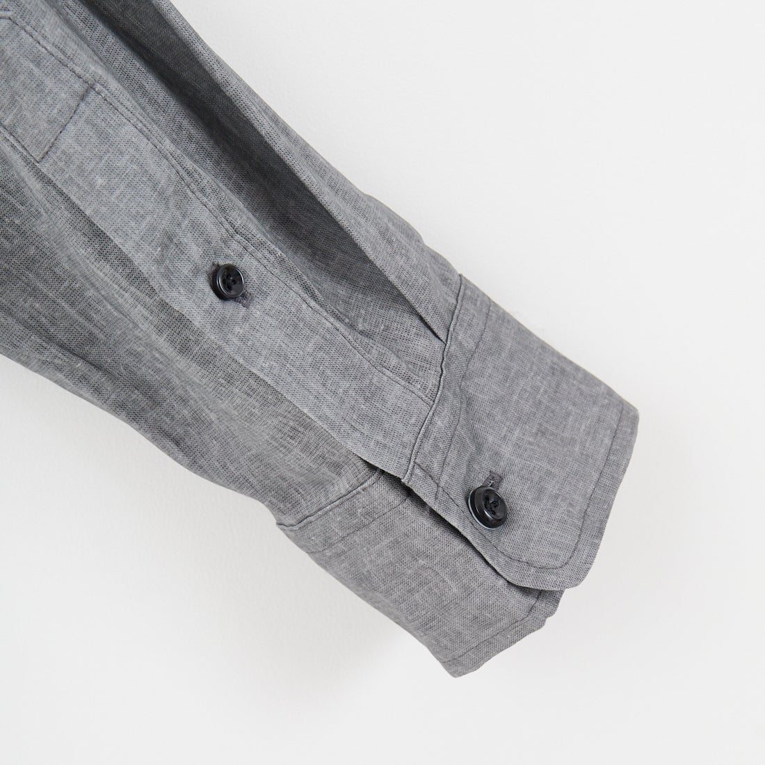 Jeans Factory Clothes [ジーンズファクトリークローズ] 麻レーヨンムラプリント レギュラーカラーシャツ [EPC-51104] 4 CHARCOAL