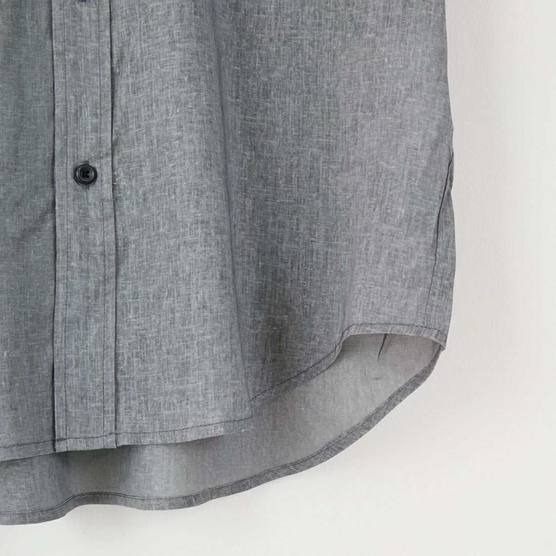 Jeans Factory Clothes [ジーンズファクトリークローズ] 麻レーヨンムラプリント レギュラーカラーシャツ [EPC-51104] 4 CHARCOAL