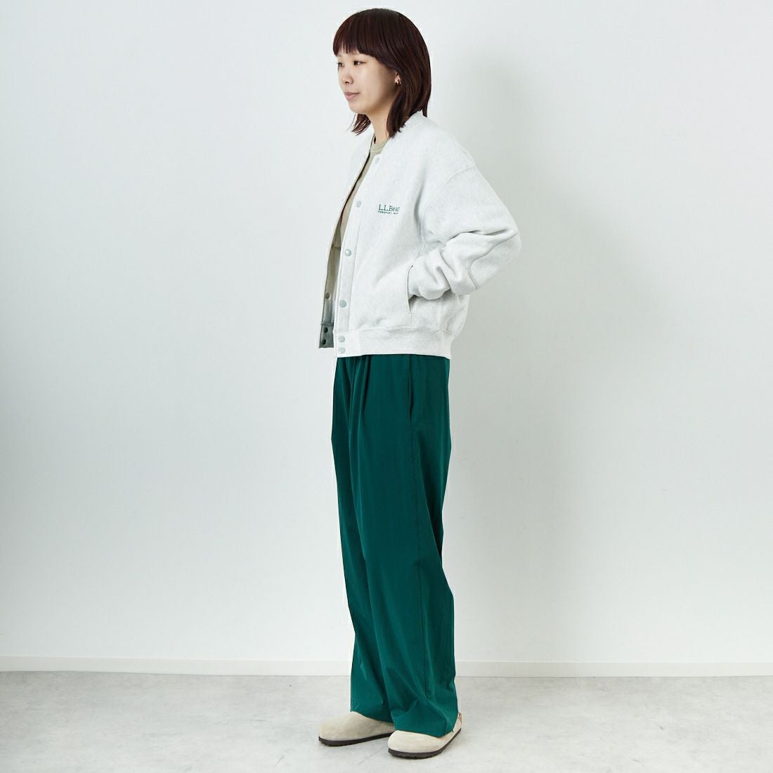 L.L.BEAN [エルエルビーン] ウィンスロップジャケット [5575-2133] 19 BIRCH &&モデル身長：167cm 着用サイズ：M&&