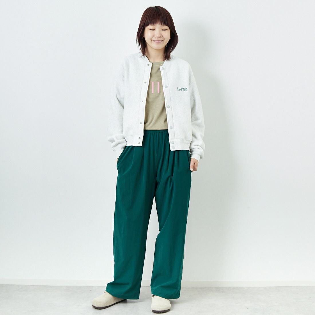 L.L.BEAN [エルエルビーン] ウィンスロップジャケット [5575-2133] 19 BIRCH &&モデル身長：167cm 着用サイズ：M&&