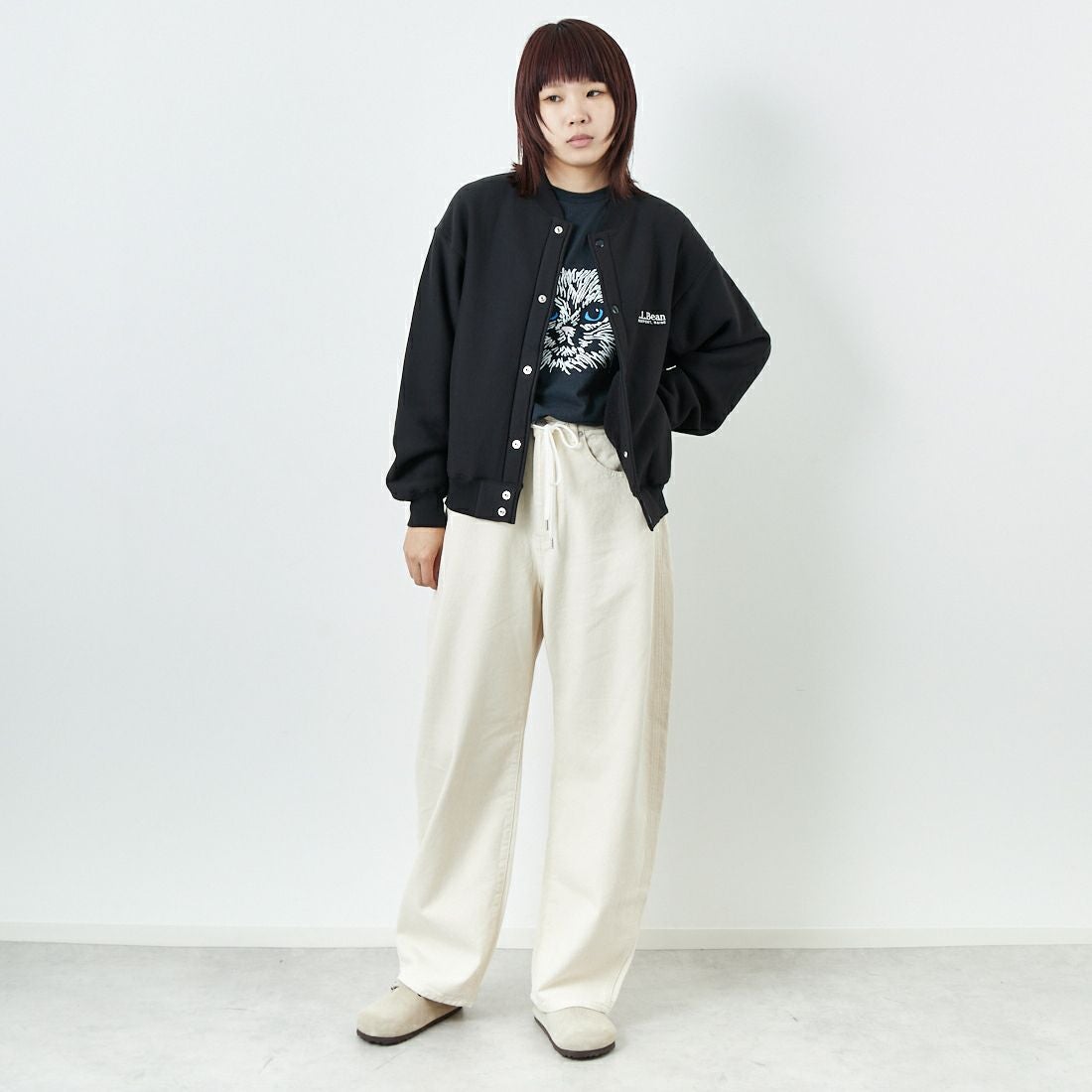 L.L.BEAN [エルエルビーン] ウィンスロップジャケット [5575-2133] 48 NIGHT &&モデル身長：167cm 着用サイズ：M&&