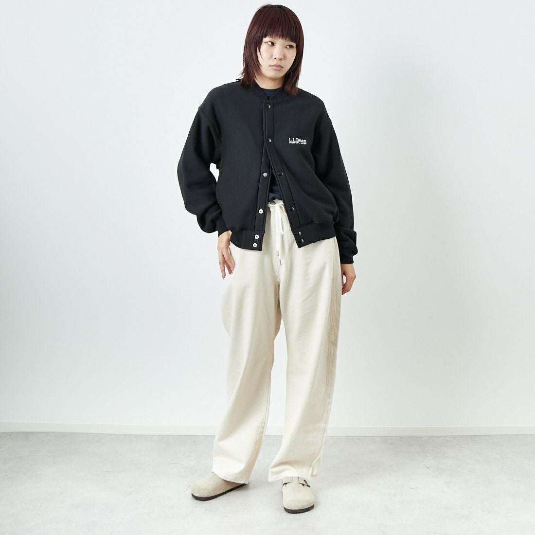 L.L.BEAN [エルエルビーン] ウィンスロップジャケット [5575-2133] 48 NIGHT &&モデル身長：167cm 着用サイズ：M&&