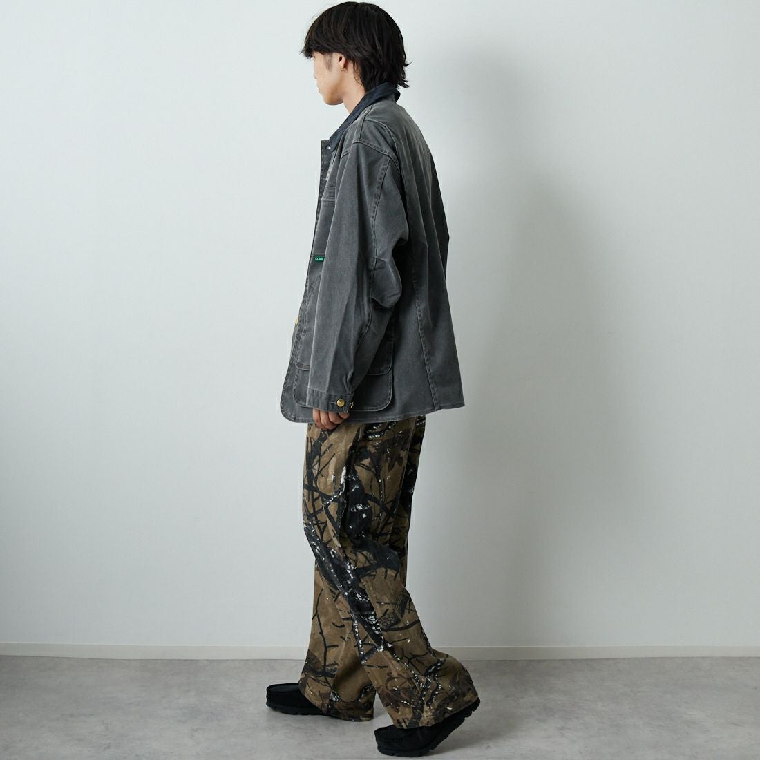 L.L.BEAN [エルエルビーン] ビーンズ プロスペクトハーバー フィールドコート [5475-1043] 50 FADE BK &&モデル身長：179cm 着用サイズ：M&&