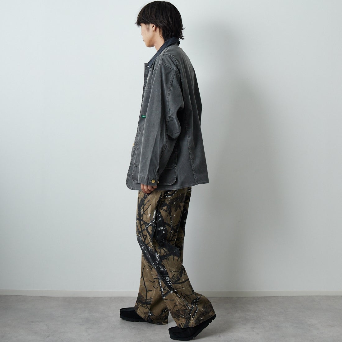 L.L.BEAN [エルエルビーン] ビーンズ プロスペクトハーバー フィールドコート [5475-1043] 50 FADE BK &&モデル身長：179cm 着用サイズ：M&&