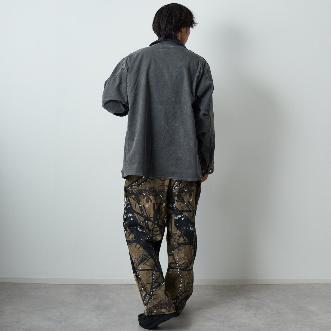 L.L.BEAN [エルエルビーン] ビーンズ プロスペクトハーバー フィールドコート [5475-1043] 50 FADE BK &&モデル身長：179cm 着用サイズ：M&&