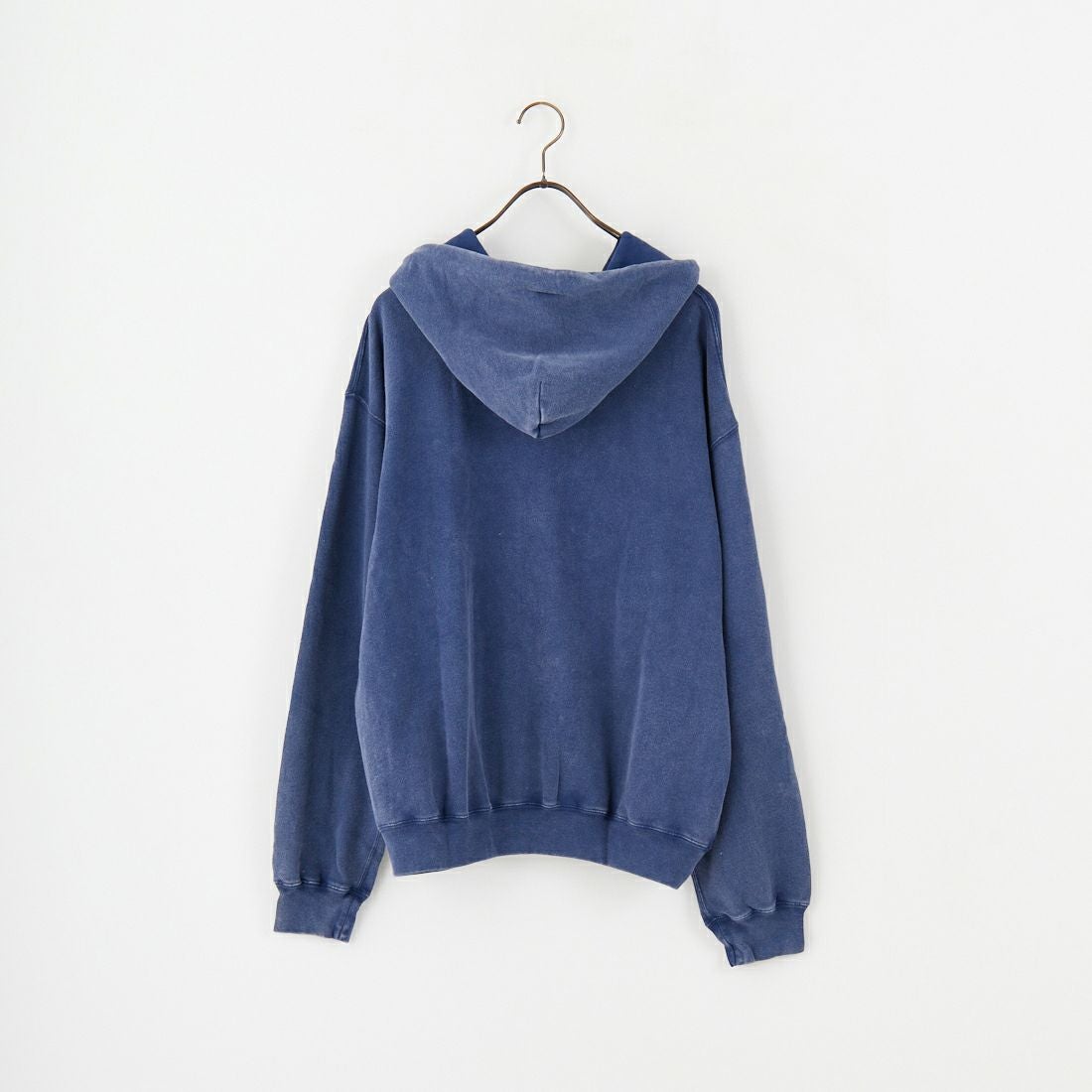 Jeans Factory Clothes [ジーンズファクトリークローズ] T/Cケミカル加工 裏毛ジップパーカー [2521-411IN] NAVY