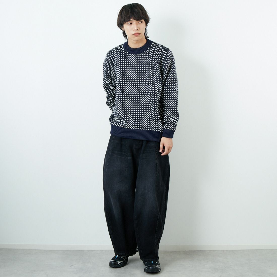 L.L.BEAN [エルエルビーン] Wayne バーズアイセーター [5575-2030