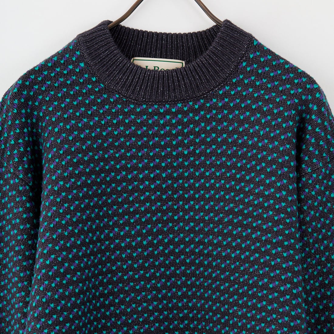 L.L.BEAN [エルエルビーン] Wayne バーズアイセーター [5575-2030] 92 CHR/PLU
