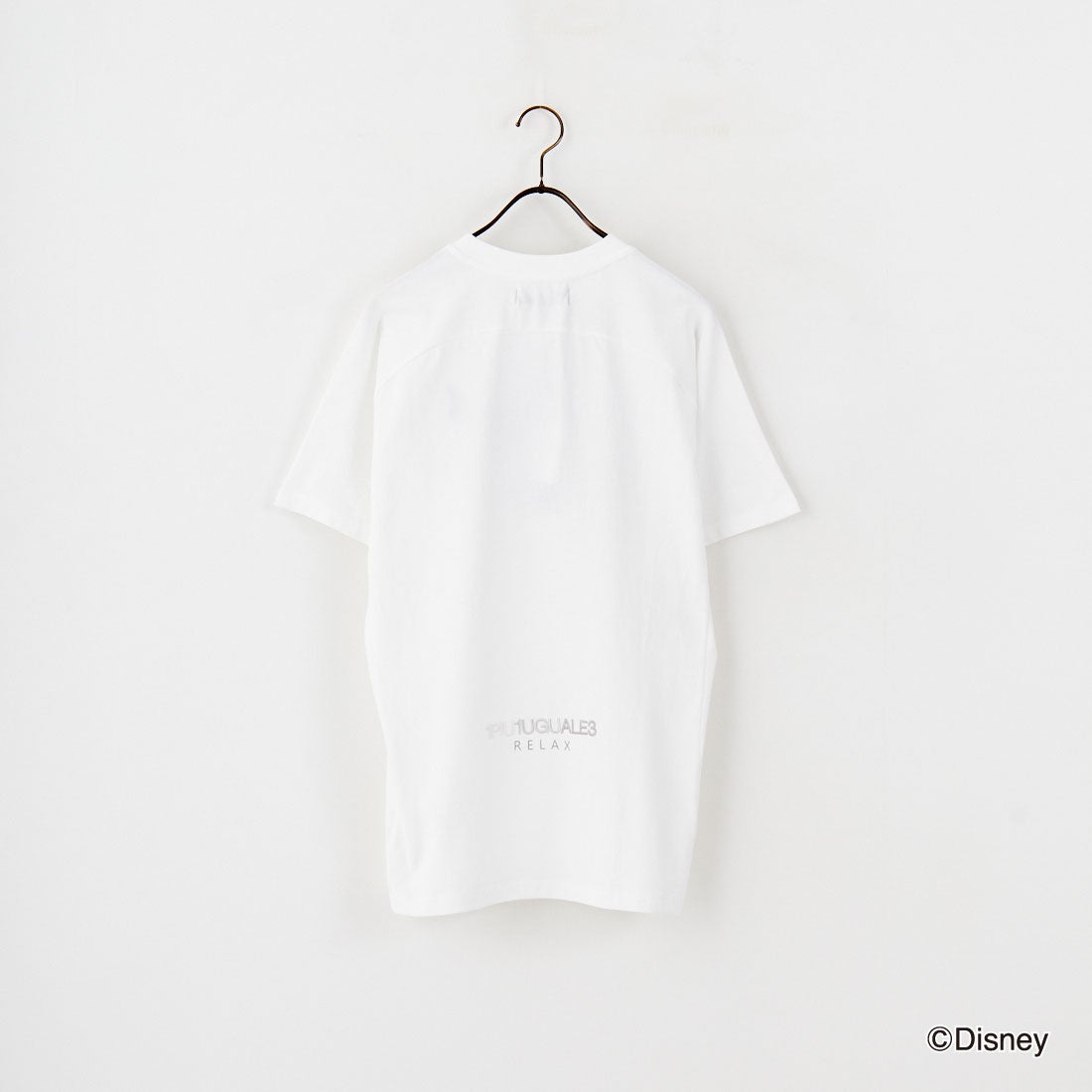 1PIU1UGUALE3 RELAX [ウノ ピゥ ウノ ウグァーレ トレ] MICKEY MOUSE / 刺繍Tシャツ [UST-25140] SN10 WHITE