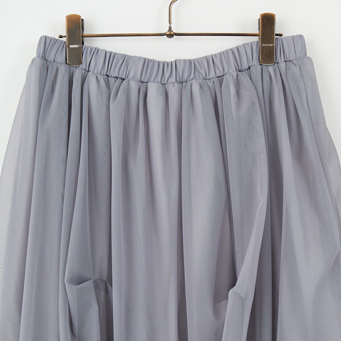 Jeans Factory Clothes [ジーンズファクトリークローズ] チュールタックバルーンスカート [21254062] 002 ｸﾞﾚｰ