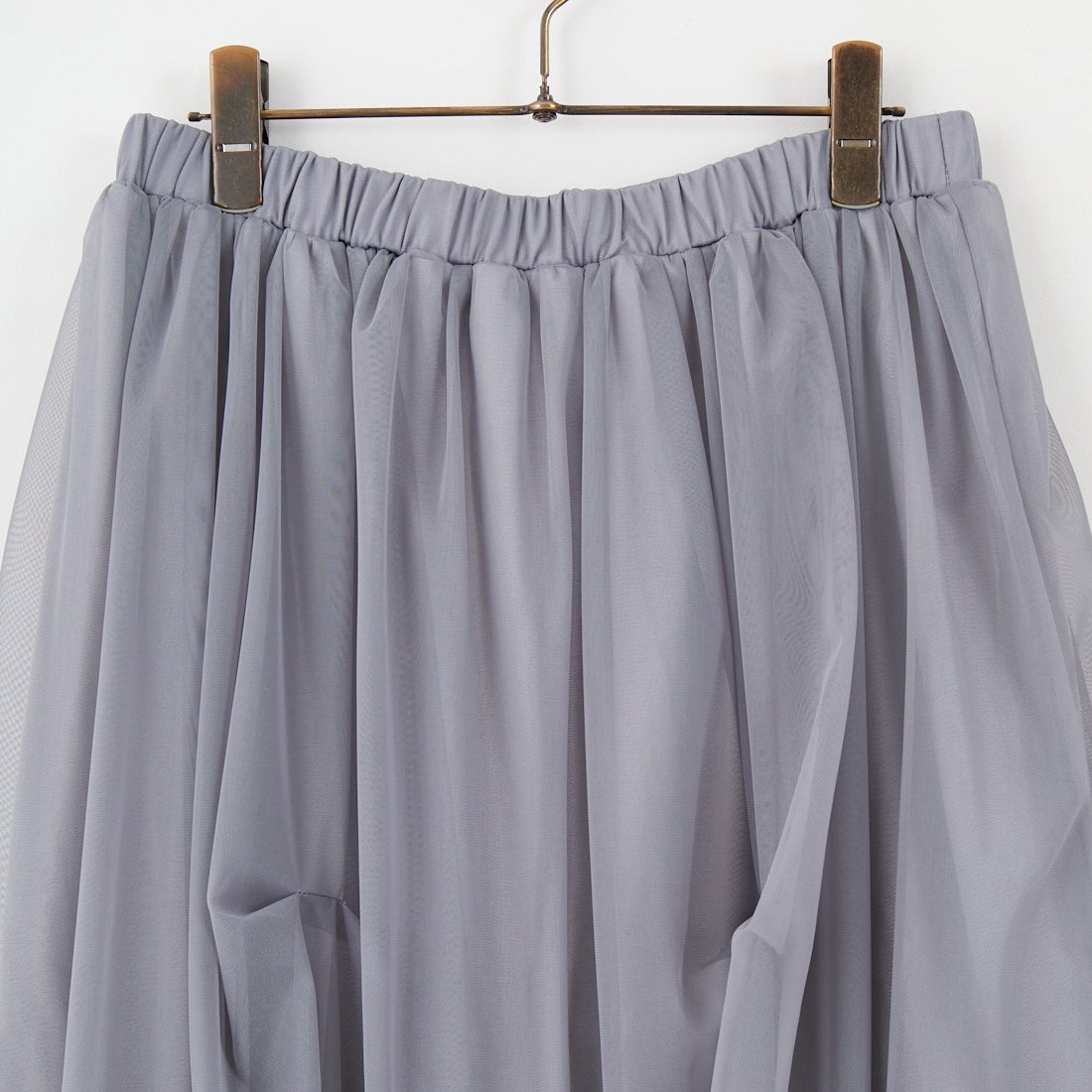 Jeans Factory Clothes [ジーンズファクトリークローズ] チュールタックバルーンスカート [21254062] 002 ｸﾞﾚｰ