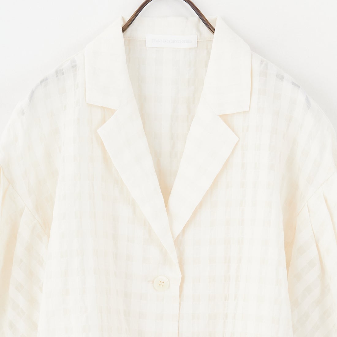 Jeans Factory Clothes [ジーンズファクトリークローズ] タックドレープスリーブシャツジャケット [7653312] 02 ｵﾌﾎﾜｲﾄ