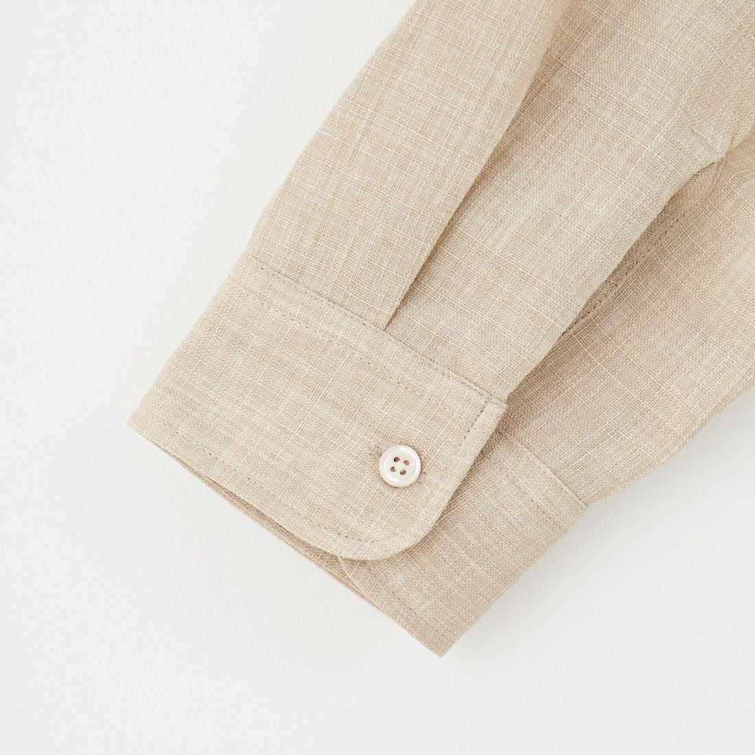 Jeans Factory Clothes [ジーンズファクトリークローズ] TECHキャンバス バンドカラーシャツ [EPC-51101] 2 L.BEIGE