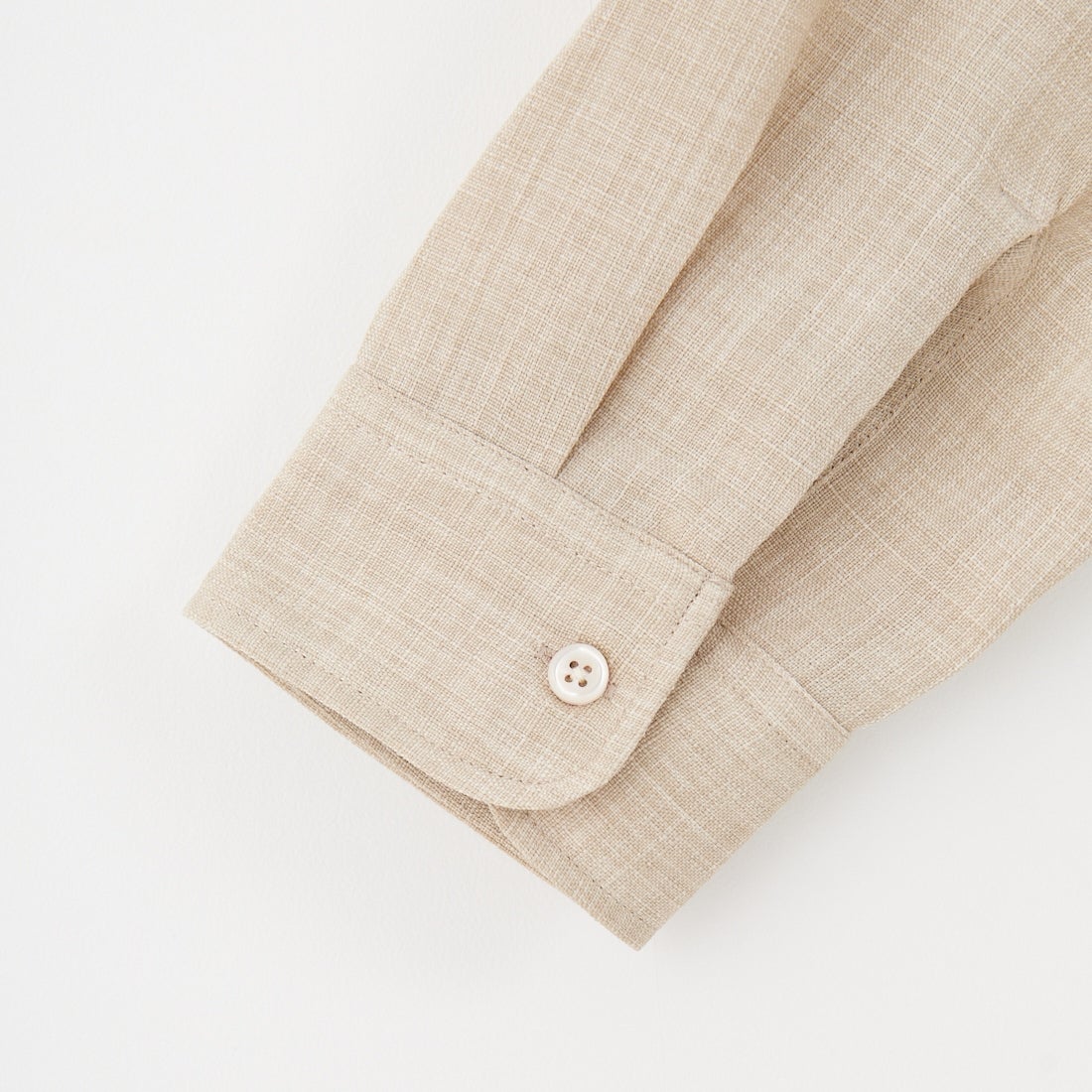 Jeans Factory Clothes [ジーンズファクトリークローズ] TECHキャンバス バンドカラーシャツ [EPC-51101] 2 L.BEIGE