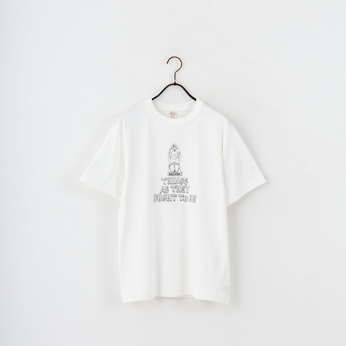 WAREHOUSE [ウエアハウス] Yusuke Hanai × WAREHOUSE Co. シャドウボーダーTシャツ [4601-THINGS-AS-THEY]